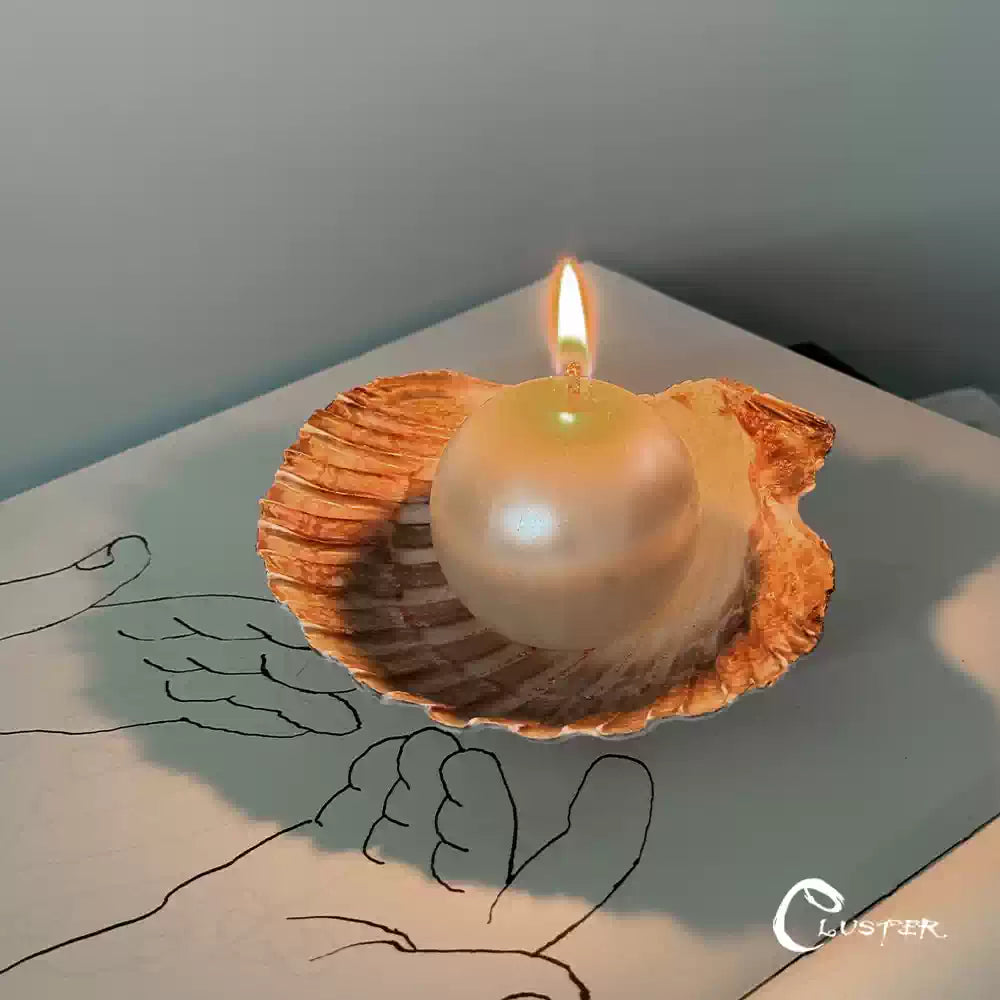 Seashell Pearl Scented Candle