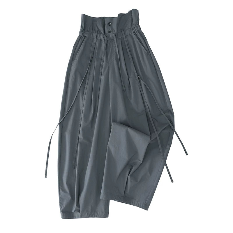 Summer Loose Wide-Leg Balloon Pants