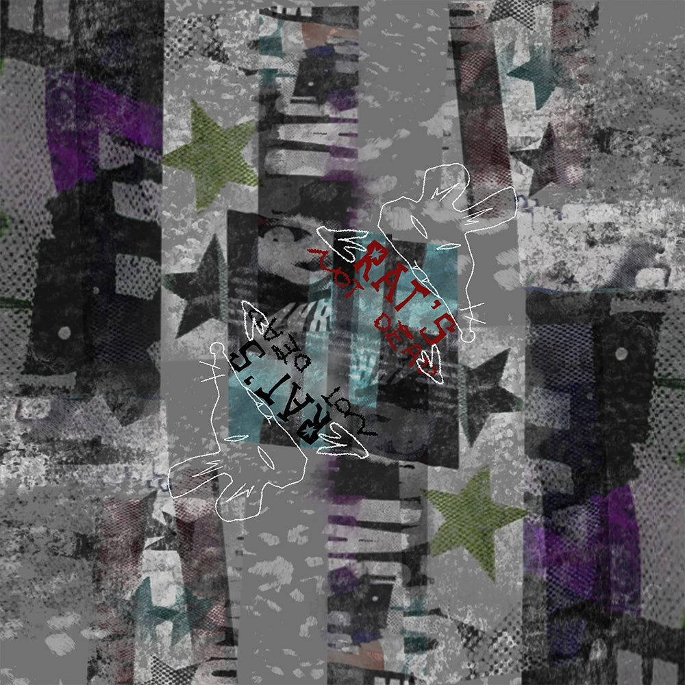 Breathable Lightweight Rock Print Bandana – Street Style, Multi-Color & Versatile Headscarf