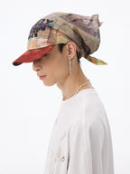 Glitch Style All-Over Puff Texture Bandana Cap