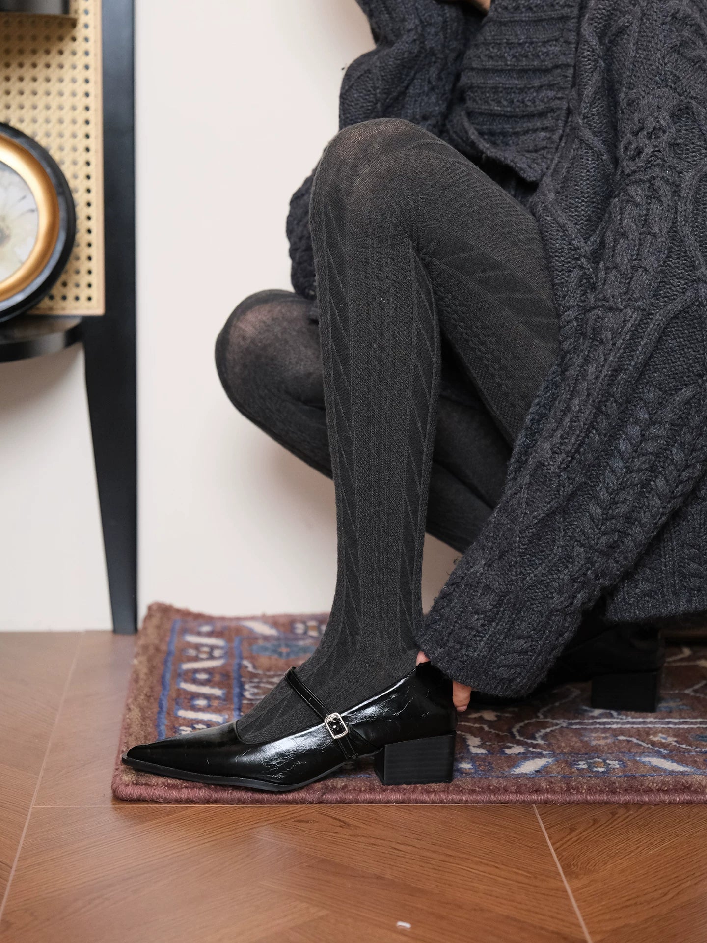 Old Money Style Autumn Winter Tights