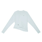 Loose Casual Asymmetrical Ruched T-Shirt