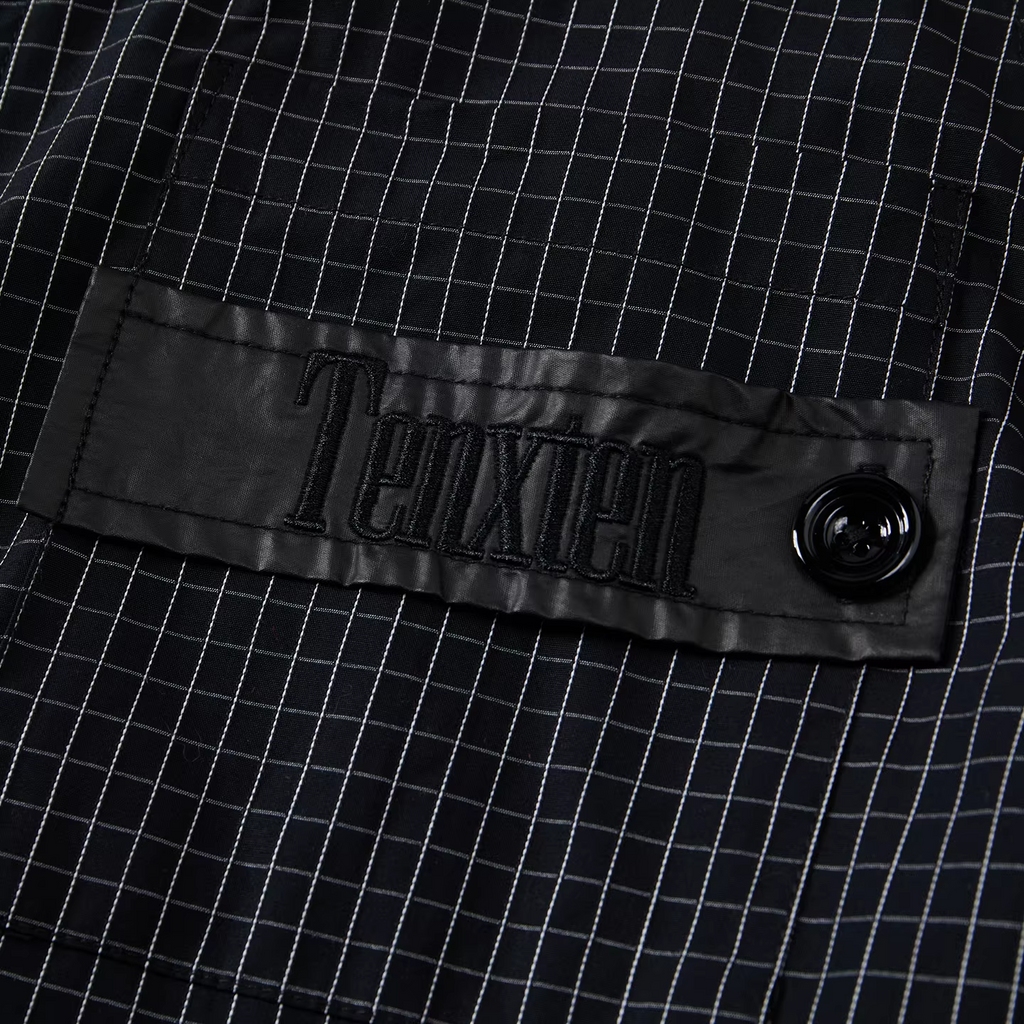 TENXTEN 3D Embroidered Raglan Sleeve Shirt