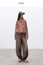 Color Block Crew Neck T-Shirt – Light Sporty Embroidered Patchwork Tee
