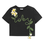 Handmade Crochet Cropped T-Shirt