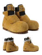 BLACK8MOB & FVVO “freeblack1” Cowhide High-Top Snow Boots