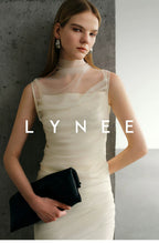 Ruched Mesh Sleeveless Top