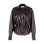 Brown Vintage Faux Leather Jacket