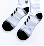 “FVVO.COM” Jacquard Knee-High Socks