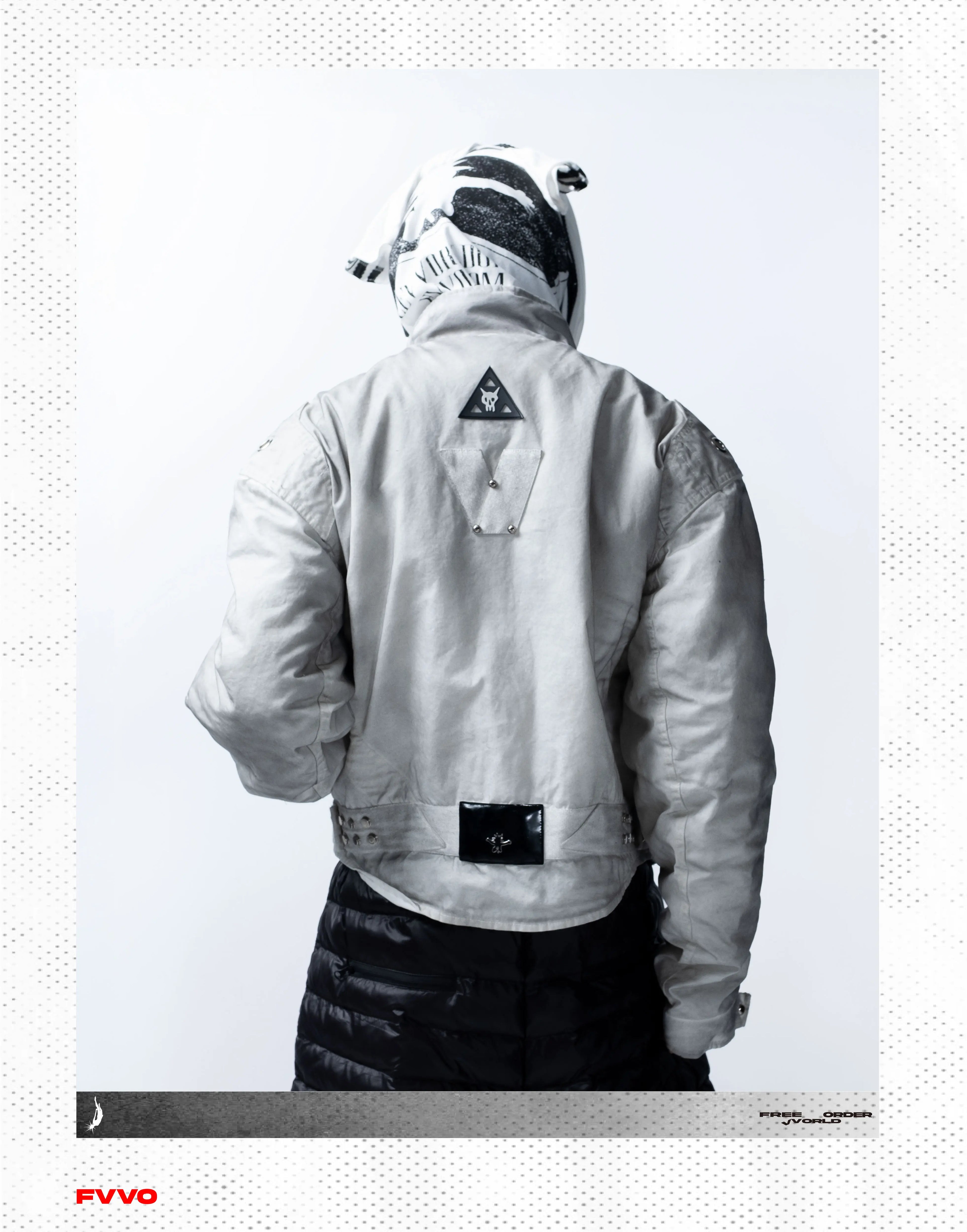 FVVO Quilted Cropped Biker Jacket
