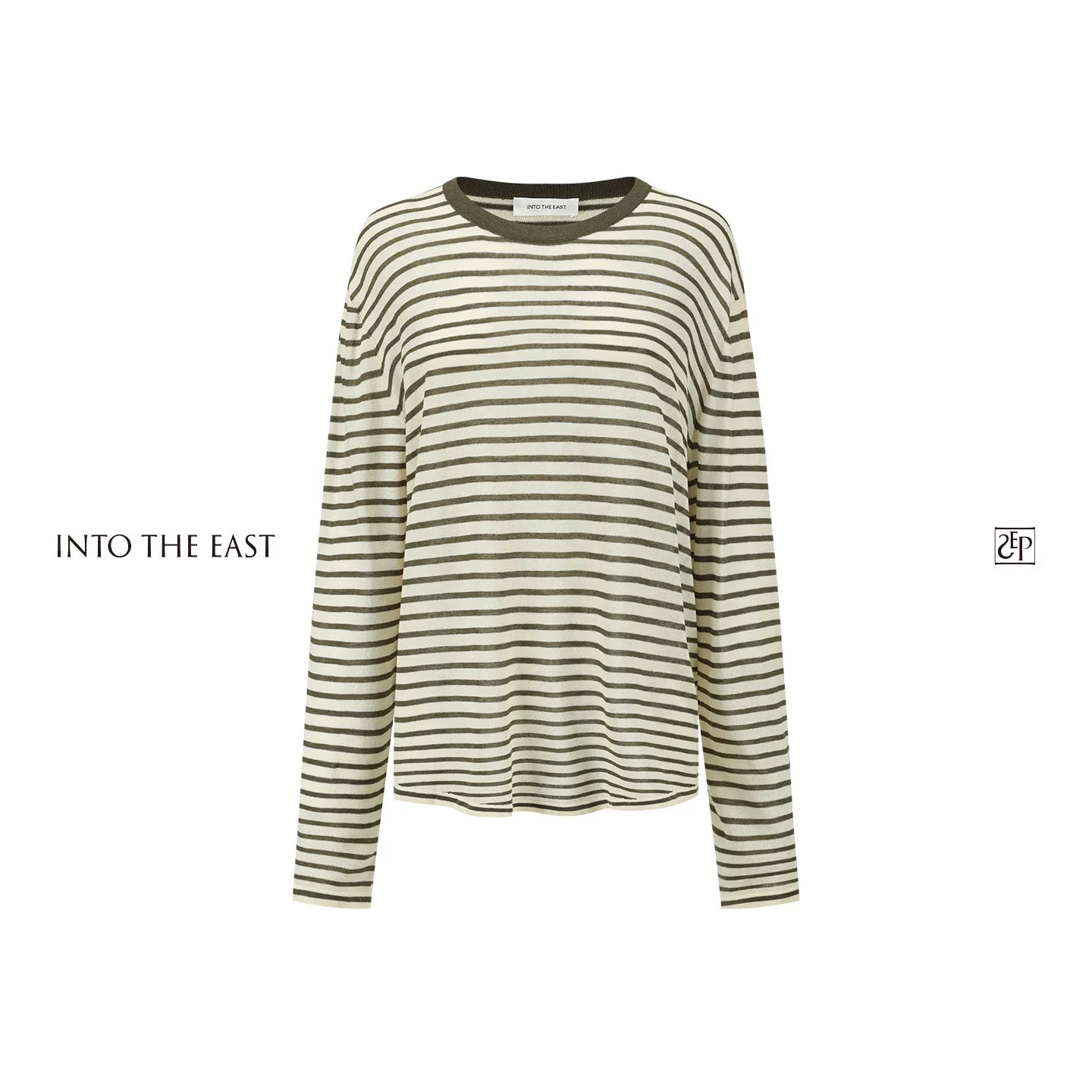 Striped Long Sleeve Knit Top