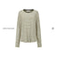 Striped Long Sleeve Knit Top