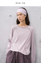 Loose Casual Asymmetrical Cropped T-Shirt
