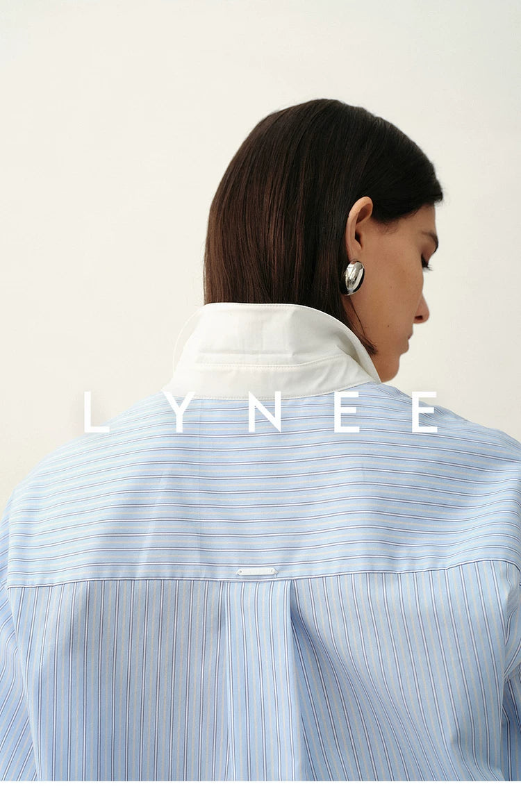 Striped Cotton Blend Shirt