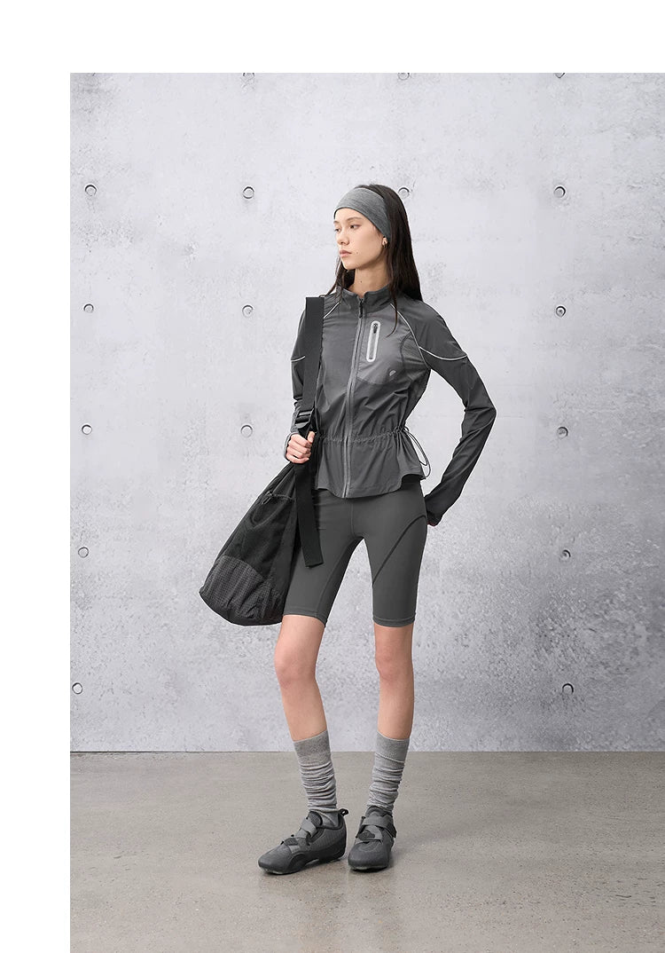 Summer Loose Mesh Stand Collar Lightweight Sun Protection Jacket