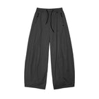 Loose Structured Panel Balloon Casual Pants