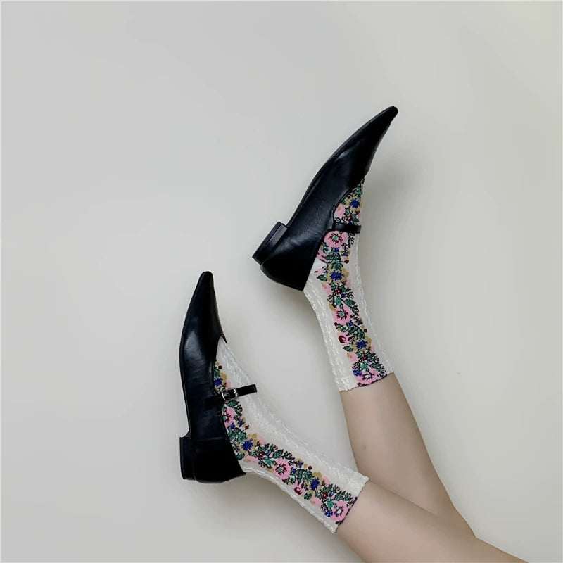 Vintage Bohemian Crew Socks