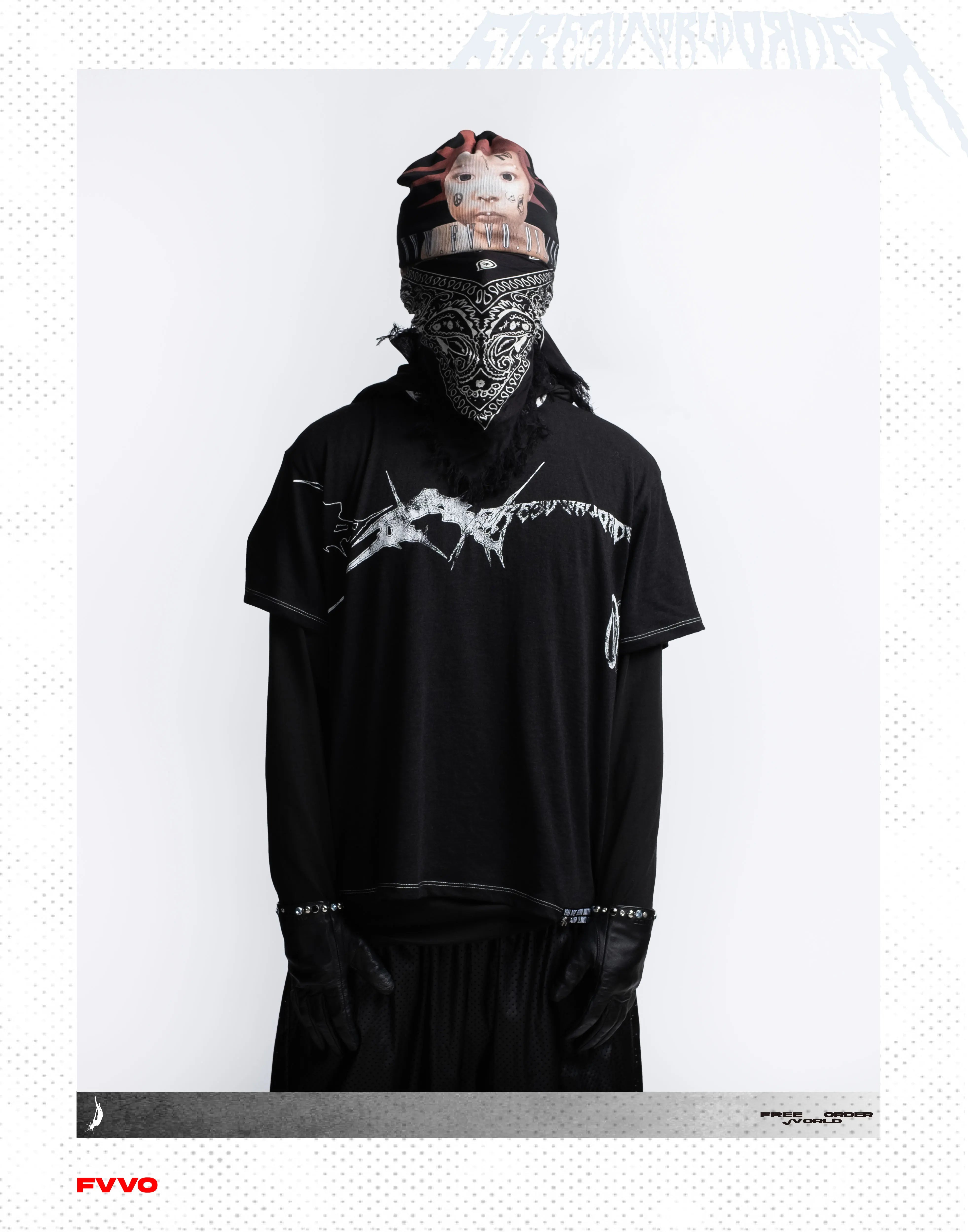 FVVO Slogan Graphic Ringer Tee Secondary image