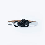 FVVO Skeleton Hand & Spikes Leather Belt