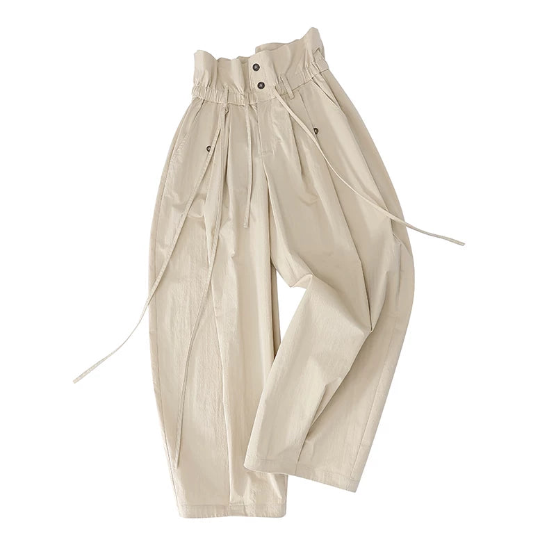 Summer Loose Wide-Leg Balloon Pants