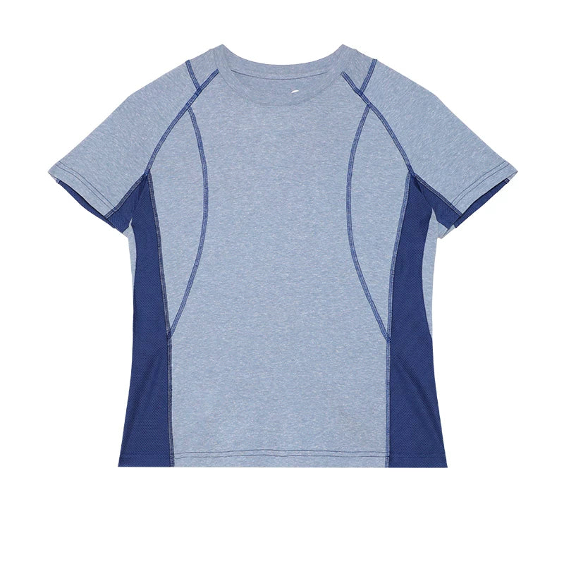 Slim Fit Casual T-Shirt with Panel Detailing