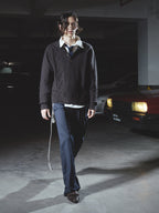 DISPLACED LOOPS STRIPE TROUSER