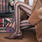 Modern Vintage Brown Tights