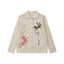 Horse Year Floral Jacquard Knit Cardigan
