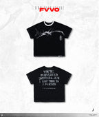 FVVO Slogan Graphic Ringer Tee