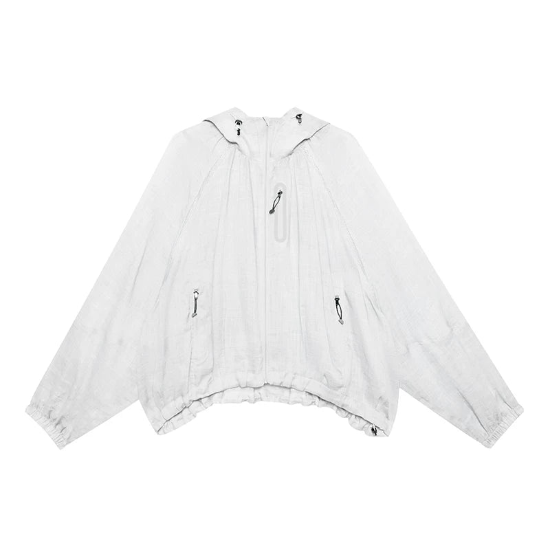 Summer Loose Casual Lightweight Outdoor Hooded Jacket