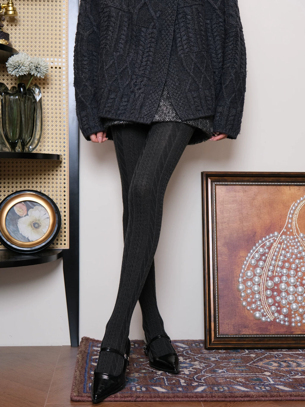 Old Money Style Autumn Winter Tights