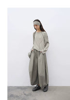 Loose Casual Asymmetrical Cropped T-Shirt