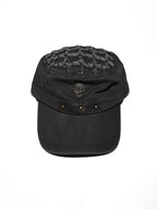 Coin-Emblem Distressed Military Cap