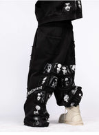 FVVO “whoop” Appliqué Washed Sweatpants