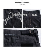 FVVO PunkFreeGuys Patch & Stud Pants