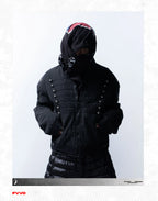 FVVO Quilted Cropped Biker Jacket