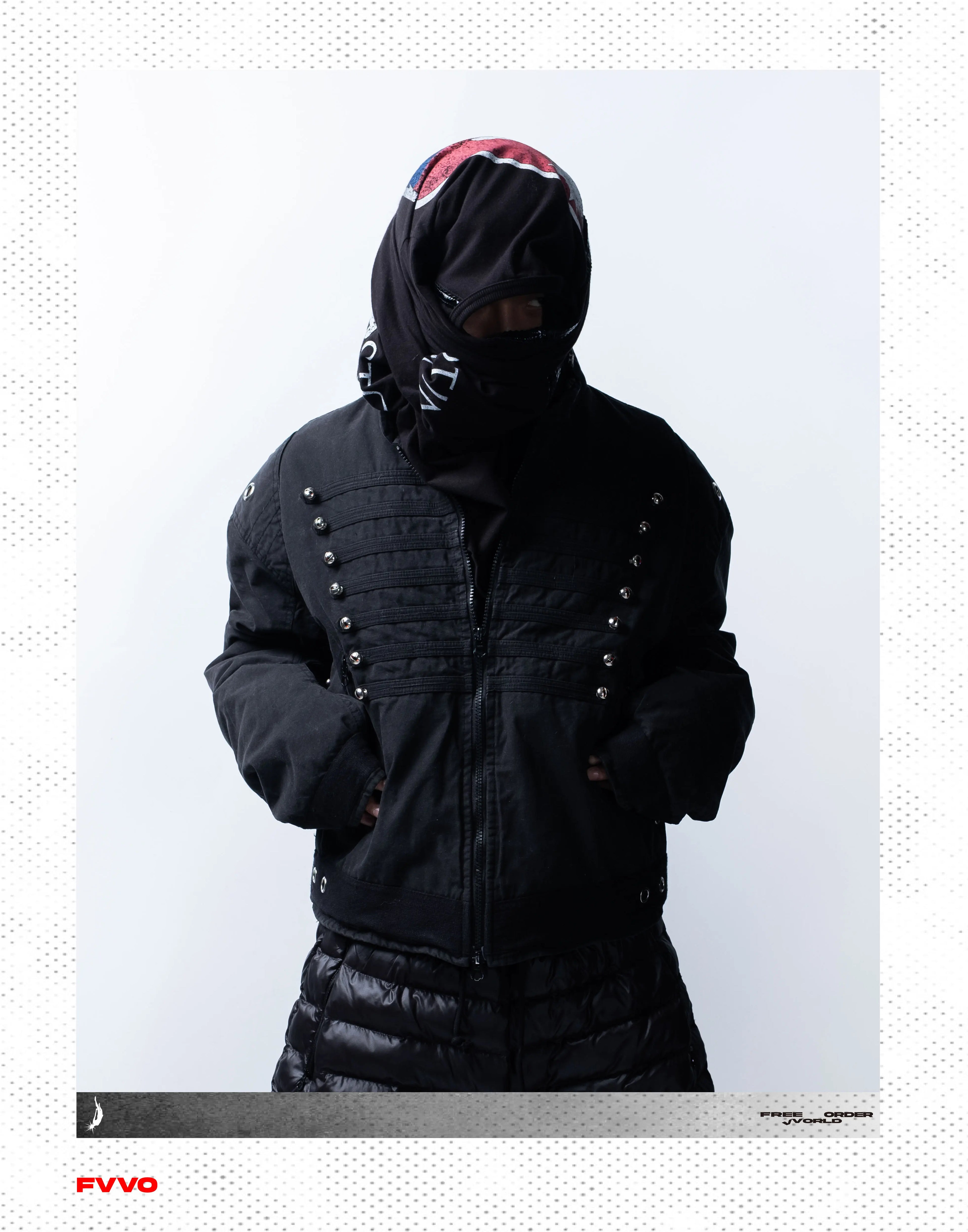 FVVO Quilted Cropped Biker Jacket