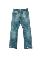 Selveged Distressed Denim