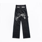 FVVO PunkFreeGuys Patch & Stud Pants