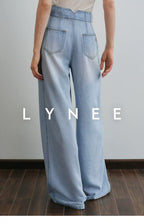 High-Waisted Wide-Leg Jeans