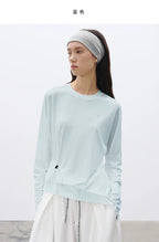Loose Casual Asymmetrical Ruched T-Shirt