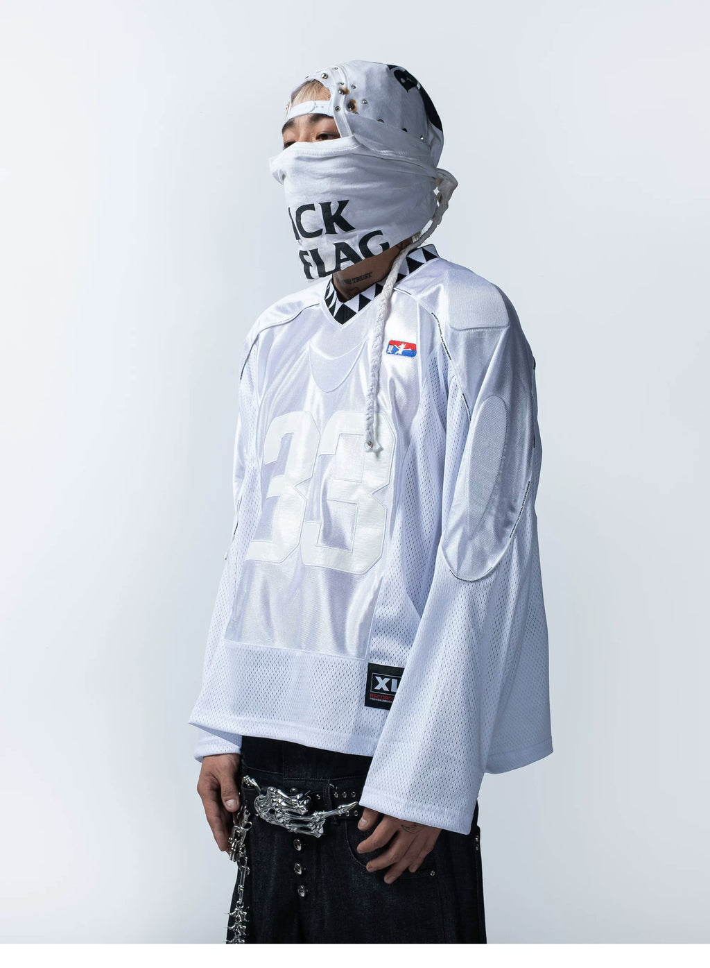 FVVO 33 Padded Shoulder V-Neck Jersey