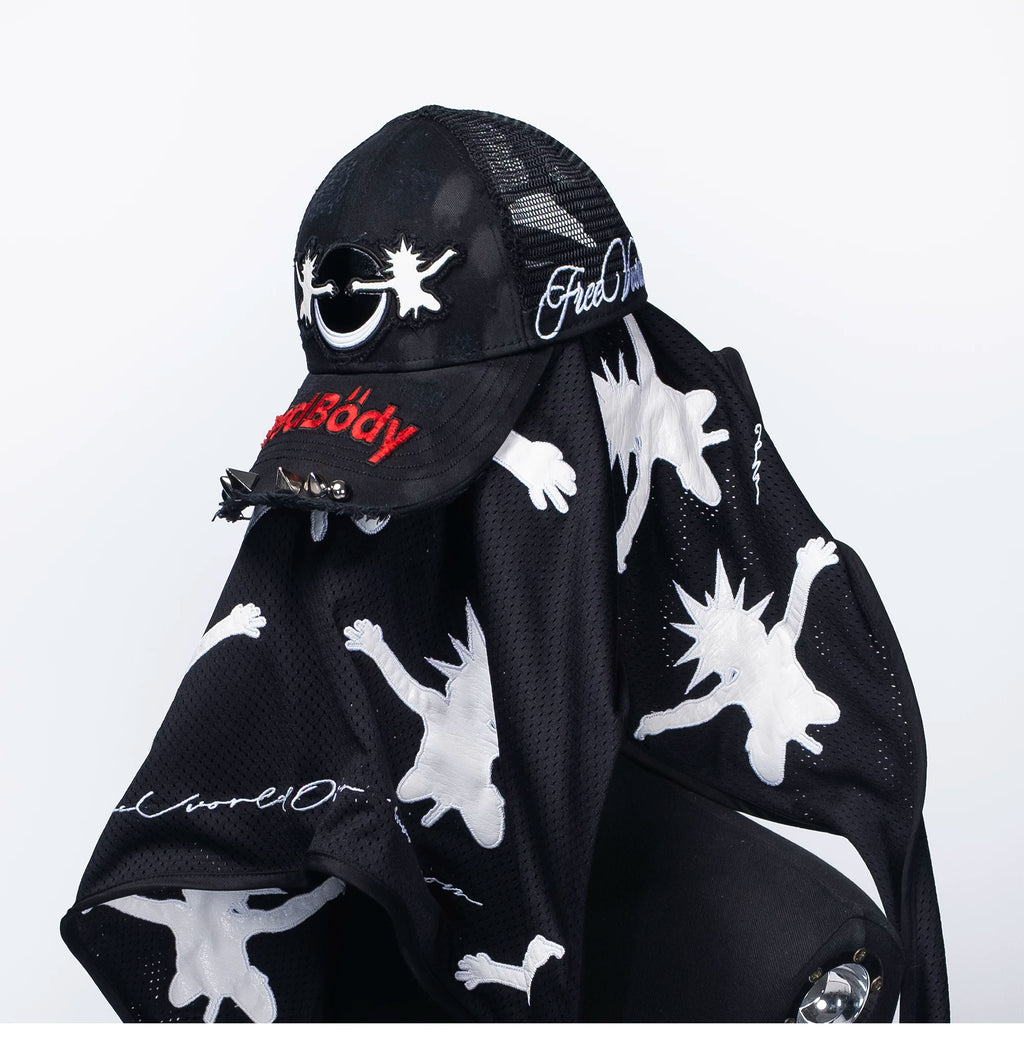 FVVO Punk Smiley Graphic Baseball Cap