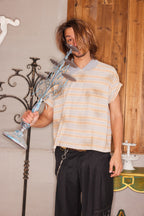 Dirty Stripe Polo Tee