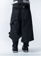 FVVO Skull Ring Punk Leather Belt