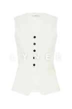 V-Neck Slim Fit Acetate Vest