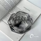 Dark Tide Silver Fishbone Ashtray