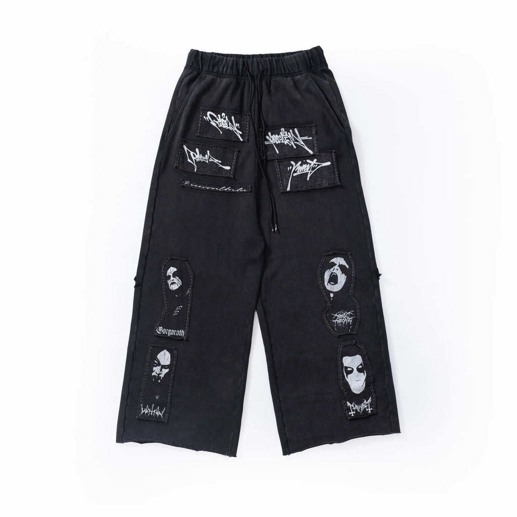 FVVO “whoop” Appliqué Washed Sweatpants