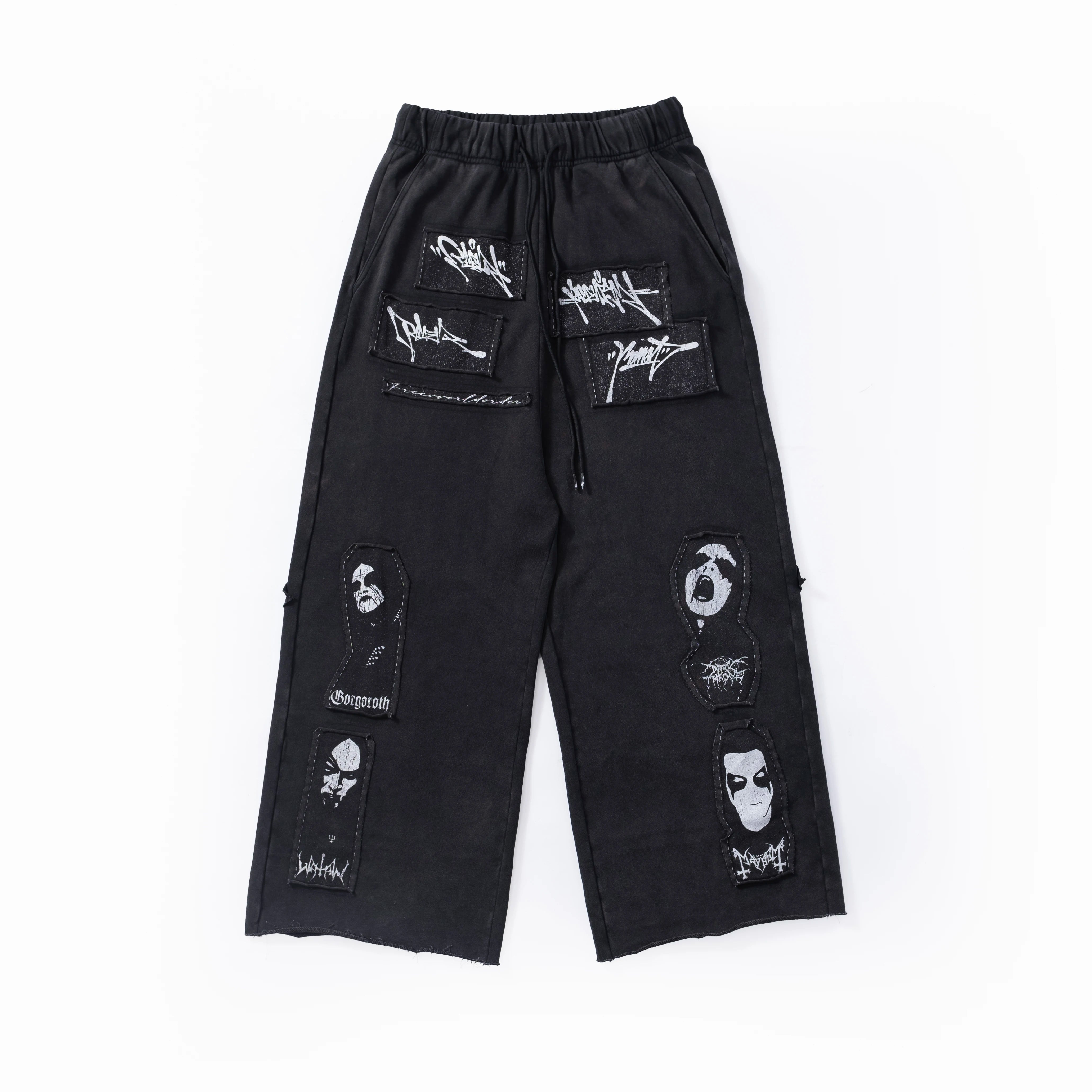 FVVO “whoop” Appliqué Washed Sweatpants Main image