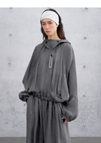 Summer Loose Casual Lightweight Outdoor Hooded Jacket